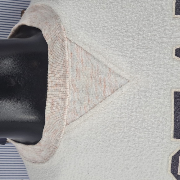 Vintage 80's Kansas State University reverse weave white & purple XL sweatshirt - Picture 6 of 10